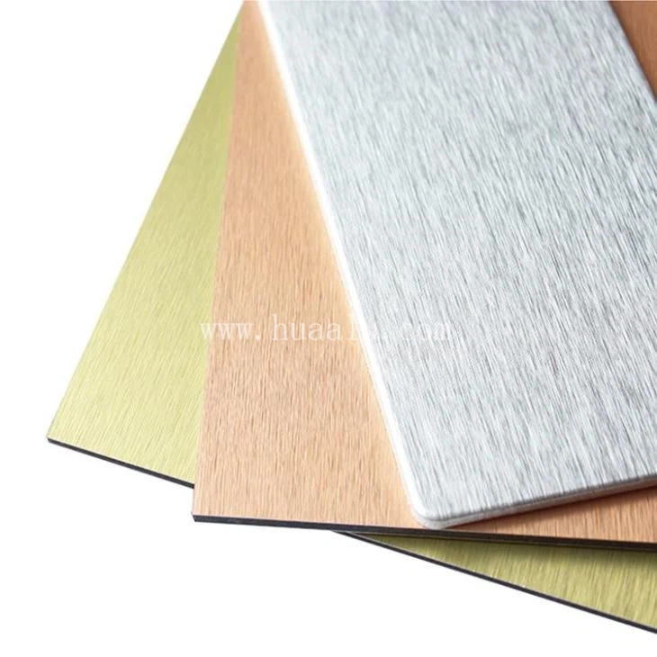 Brush-finish-aluminum-plastic-laminated-sheet